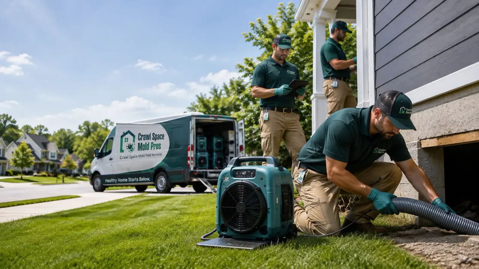 Crawl Space Mold Removal in Peterson, IA